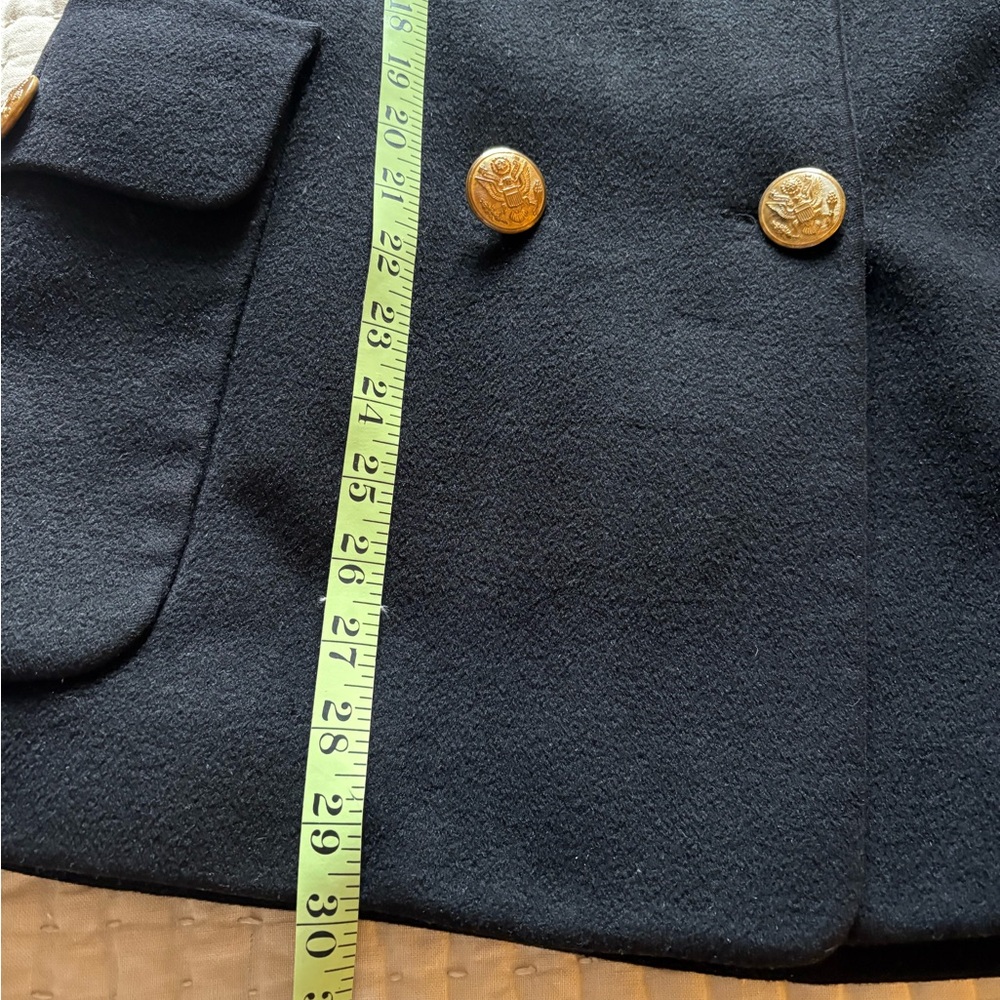 Celine Black Double-Breasted Coat - Picture 6 of 10